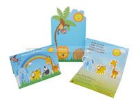 Baby Jungle Birthday theme Custom invitations