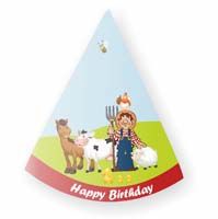 Barn Party hats (Set of 6)