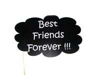 Best friends forever photo prop