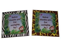 Jungle Birthday Supplies theme Thank you cards