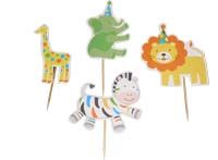 Jungle Birthday Supplies theme Cup cake toppers