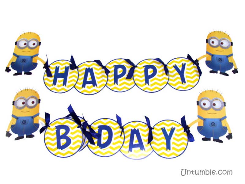 Minion theme party supplies party kits