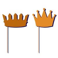 Crowns photo booth prop