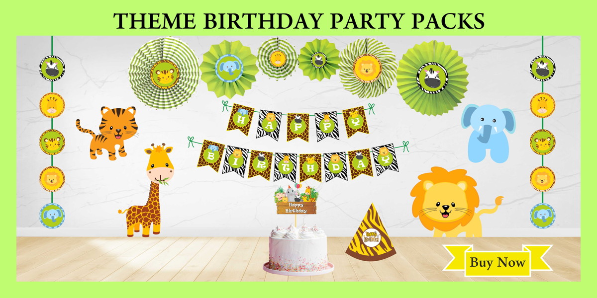 Jungle Theme Party Packs