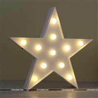 Star shaped Marquee Lights (White)
