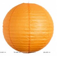 10Inch Orange Paper Lanterns