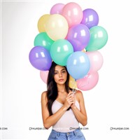 Multicolor Pastel Balloon Pack ( Pack of 50)