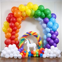 Solid color Balloons Multi color (Pack of 50)