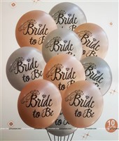 Bride to Be Latex Balloons (Pack of 10)