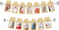 Brown Photo Banner for 1 st Birthday 