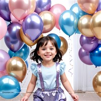 Chrome Balloons Assorted (Pack of 10)