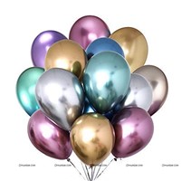 Chrome Balloons Assorted (Pack of 10)