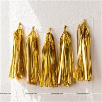 Gold tassels