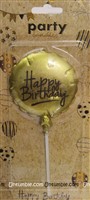 Happy Birthday Balloon Candle