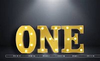 ONE LED letters Marquee Light