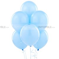 Light Blue Latex Balloons (Pack of 20)
