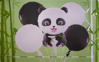 Panda Foil Balloon Set (Pack of 5 pcs)