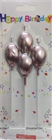 Rose Gold Balloon Candle