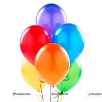 Solid color Balloons Multi color (Pack of 50)