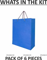 Blue Gift bags (Set of 6)