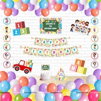 Alphabet Theme  Birthday Kit 