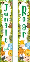 Baby Jungle Theme  Door Banners (Set of 2)