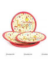 Jungle theme Happy Birthday Printed Plates (pack of 10)
