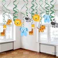 Baby Jungle Party Swirls (Pack of 10 )
