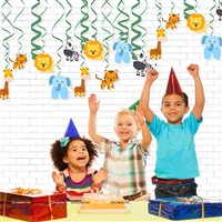 Baby Jungle Party Swirls (Pack of 10 )