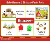 Baby Barnyard Theme Mini Party Pack