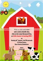 Farm Animals Invite