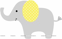 Posters / Cutouts - Elephant Theme Birthday Party Supplies