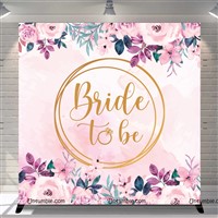 Bride To Be Floral Backdrop 