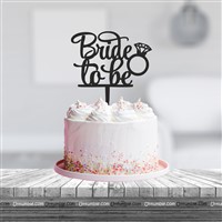 Bride To Be Topper (Black)
