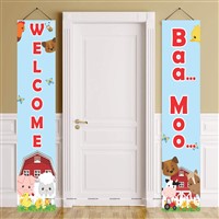 Baby Barnyard  Theme  Door Banners (Set of 2)