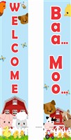 Baby Barnyard  Theme  Door Banners (Set of 2)