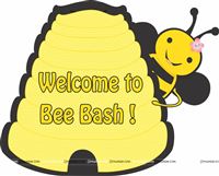 Bumble Bee birthday theme Posters / Cutouts