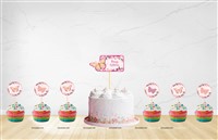 Butterfly Theme Cup Cake & Cake Toppers