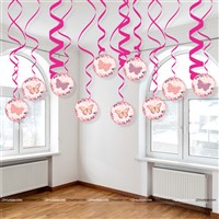 Butterfly Party Swirls (Pack of 10)