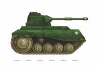 Camouflage Theme Tank Poster