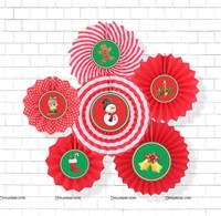 Paper Fan Decorations - Buy Christmas Decoration Items Online India