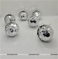 Big Sequin Ball Hangings (Silver)