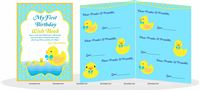 Yellow duck custom wish book