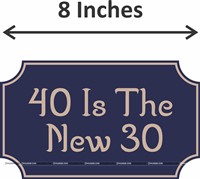40th Birthday Photo Booth Props Pack of 18