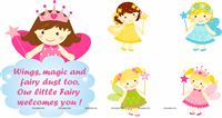 Fairy Princess Birthday theme Posters pack