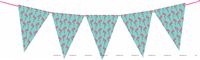 Flamingo Triangle Bunting Banner
