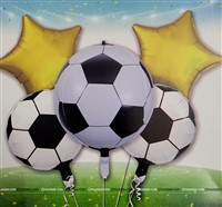 Shaped Foil Balloons - Football theme birthday party supplies | Football decor