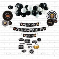 Friendship Day Black Decor Kit With Props