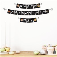 Friendship Day Black Decor Kit With Props