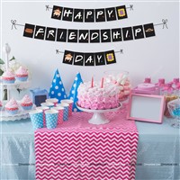 Friendship Day Gold Decoration Kit With Props